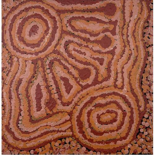 Iwiri Aboriginal Art - UNstretched Canvas (300mm x 300mm) - Piltati Tjukurpa