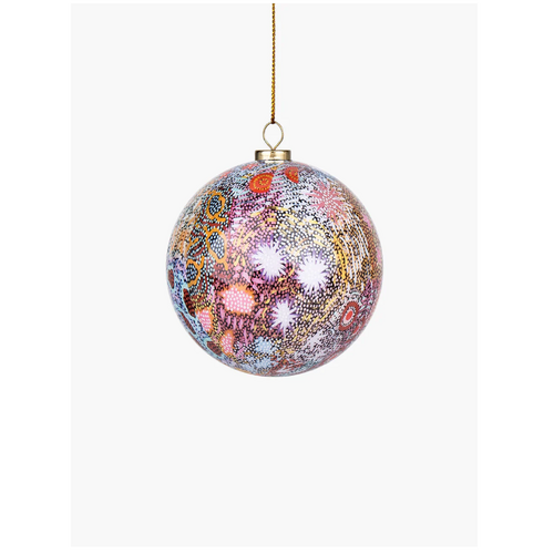 KOH Living Aboriginal Art GIFBOXED Xmas Bauble  (8cm) - Grandmother's Country